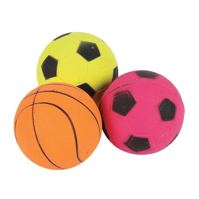 Pets Inc Solid Rubber Dog Ball 6cm | Durable Chew & Fetch Toy for Dogs