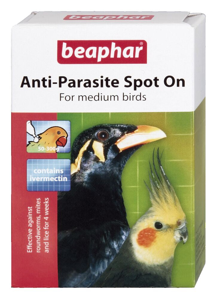 Beaphar Anti-Parasite Spot On Bird Mite, Lice Worm Treatment