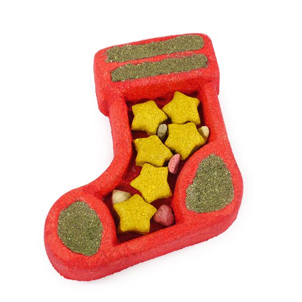 Cupid & Comet | Christmas Stocking Puzzle | Festive Small Pet Chew Toy
