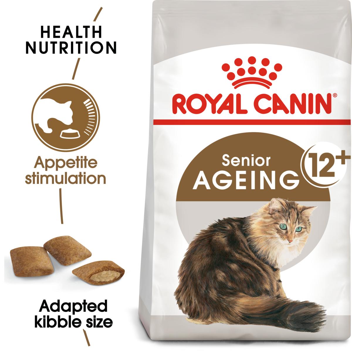Royal Canin | Feline Health Nutrition | Dry Cat Food | Senior Ageing 12+
