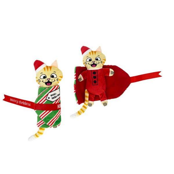 KONG Holiday | Christmas Cat Toy | Pull-A-Partz Present