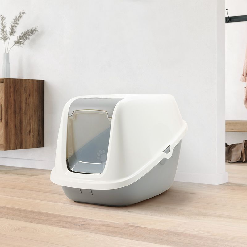 NESTOR JUMBO HOODED CAT LITTER PAN 66CM