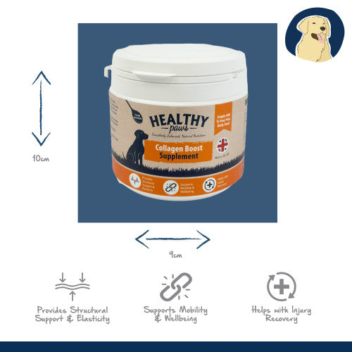 Healthy Paws Collagen Boost for Dogs | Joint, Skin & Coat Support Supplement