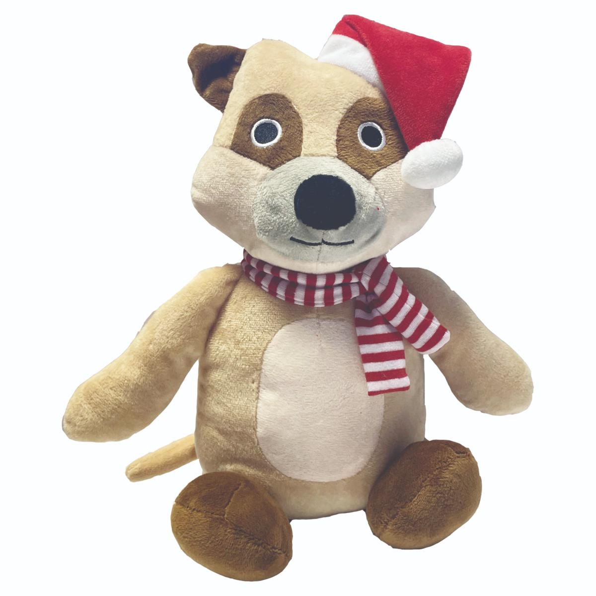 Holly & Robin | Christmas Dog Toy | Festive Pals Plush Meerkat