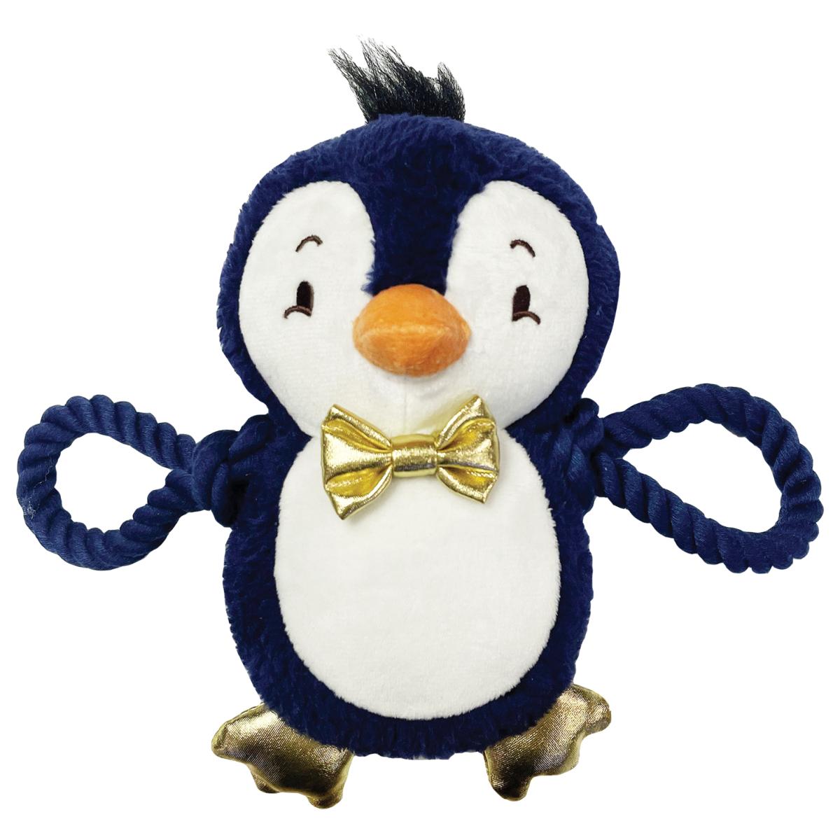 Holly & Robin | Christmas Dog Toy | Gemstone Forest Ropee Penguin