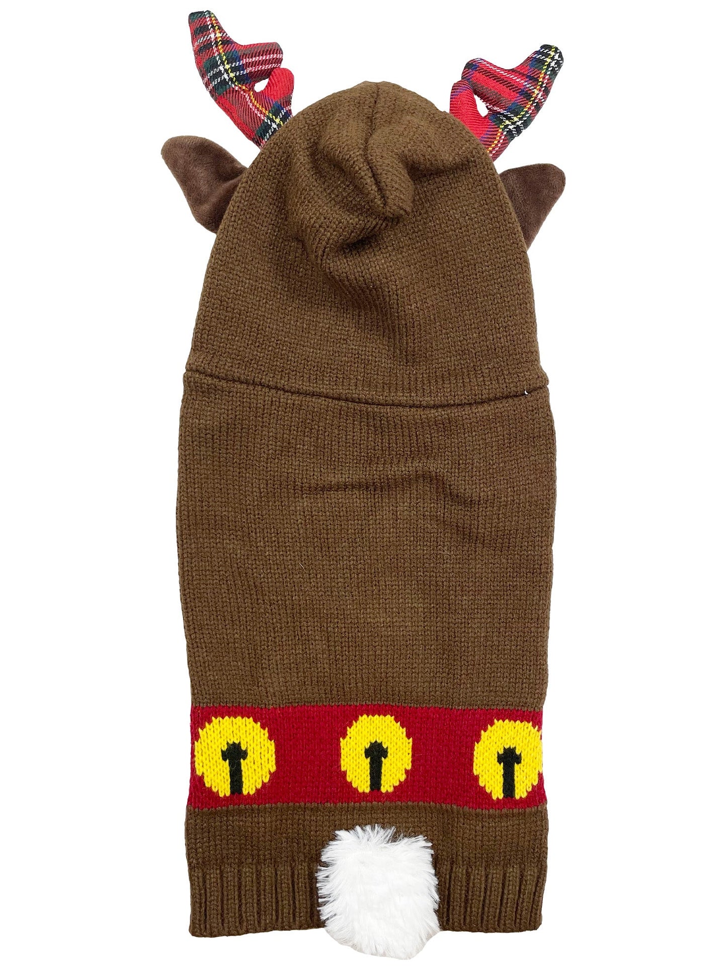 Holly & Robin | Christmas Dog Jumper | Reindeer Sweater