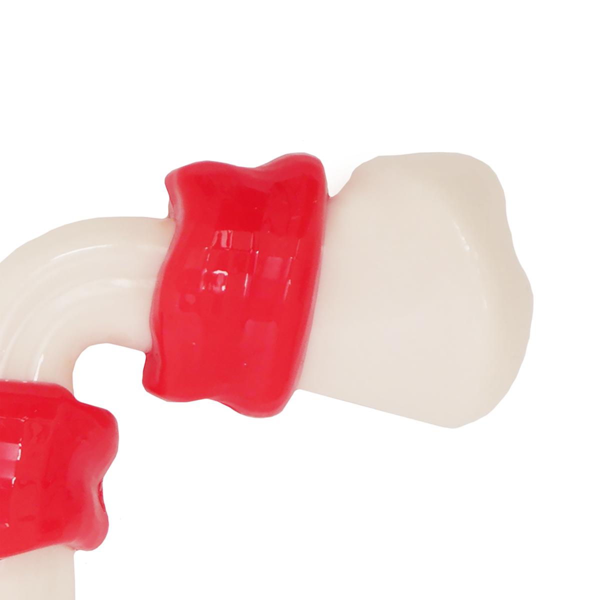 Cupid & Comet Tough Nylon Dinner Bone | Mini Christmas Dog Chew Toy