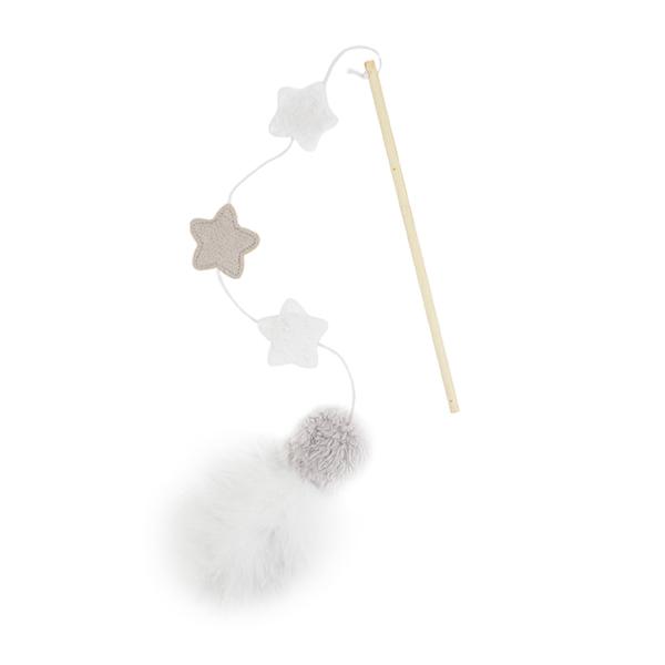Cupid & Comet | Christmas Cat Toy | Multi-Texture Star & Feather Teaser