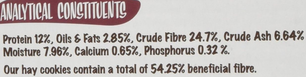 Rosewood Naturals | Small Pet Forage | Meadow Hay Cookies - 1kg