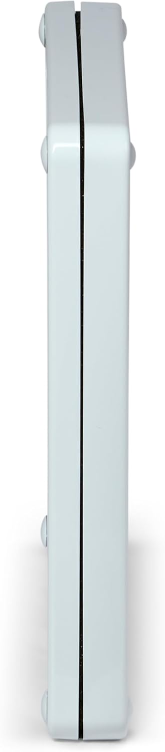 White cat flap with black accents on a white background