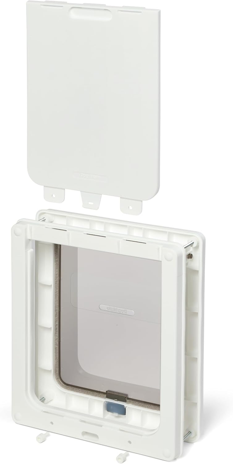 Dog Mate Lockable Dog Doors – Medium & Large Silent, Draught-Proof, Easy Fit for UPVC, Wood & Metal Doors