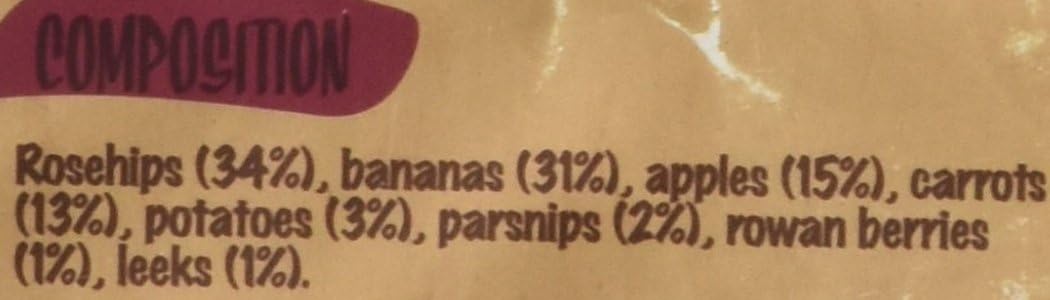 Rosewood Naturals Healthy Fruit Salad Natural Fruit & Veg Treat Mix for Small Pets (125g)
