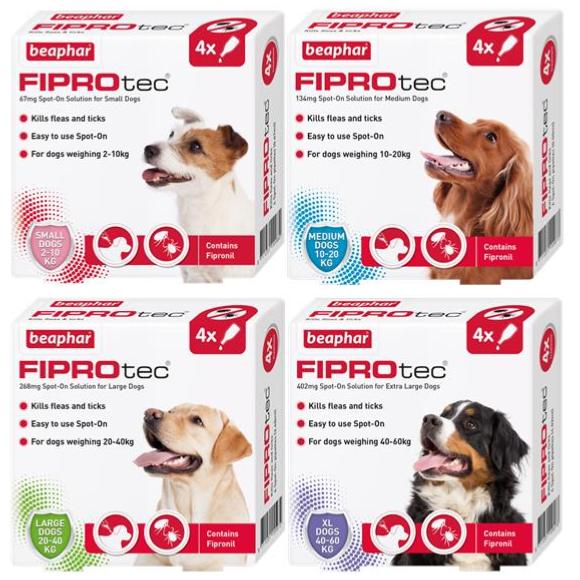 Beaphar Fiprotec | Dog Flea & Tick | Spot On Treatment for Small Dogs