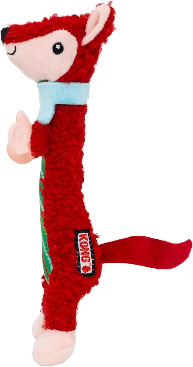 KONG Holiday Luvs Fox Red 🎄 Christmas Cat Toy