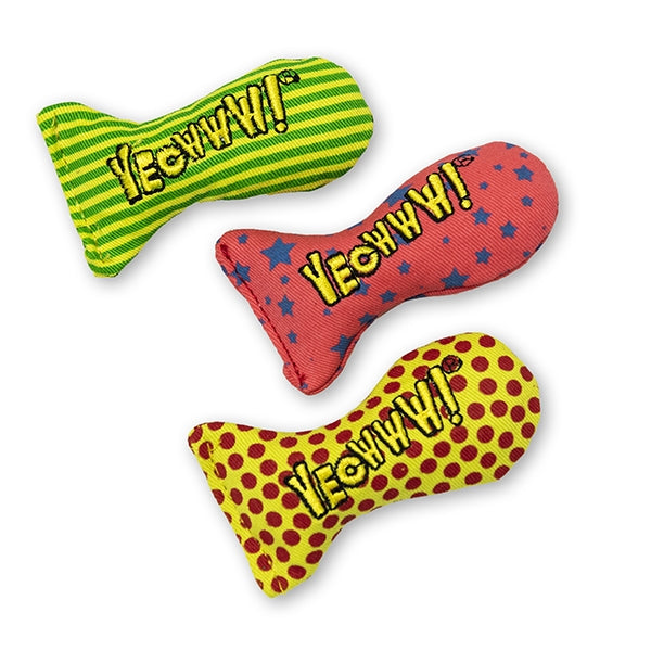 Yeowww! Stinkies Dots - 100% Organic Catnip Sardine Toy (1 Piece, UK & Ireland)