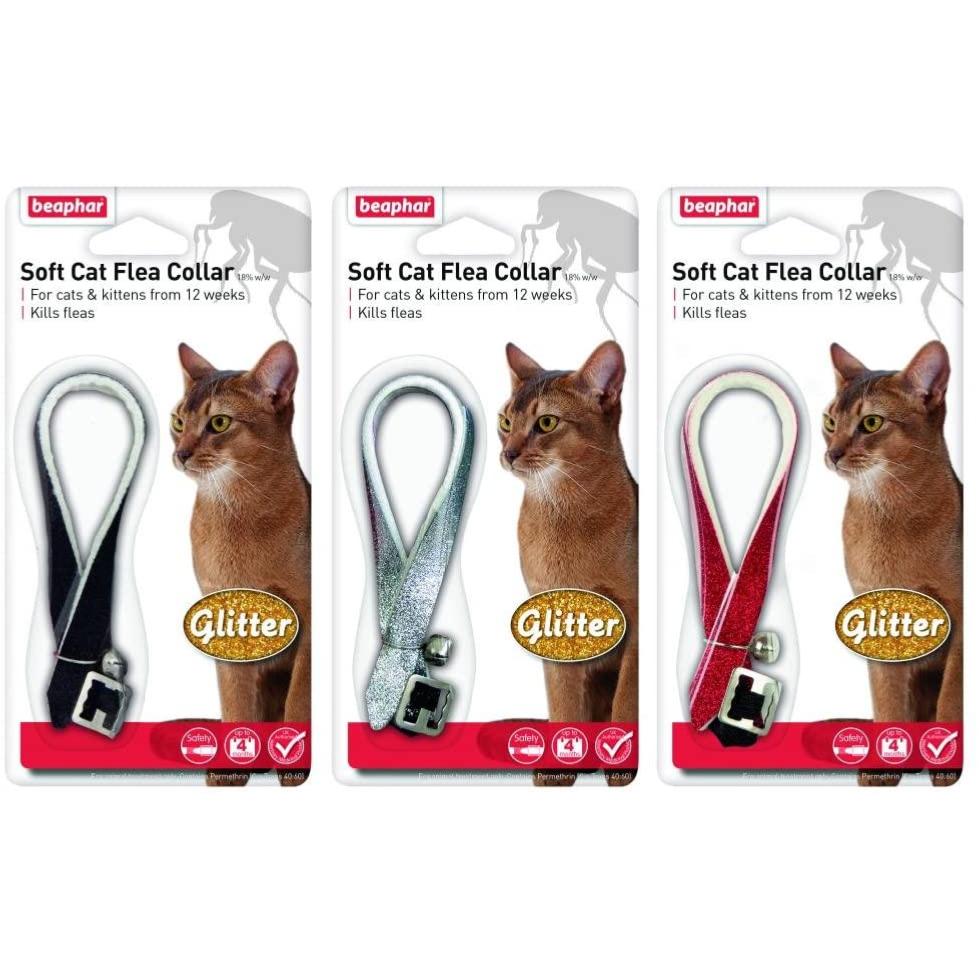 Beaphar | Cat Flea Control | Adjustable Glitter Safety Collar