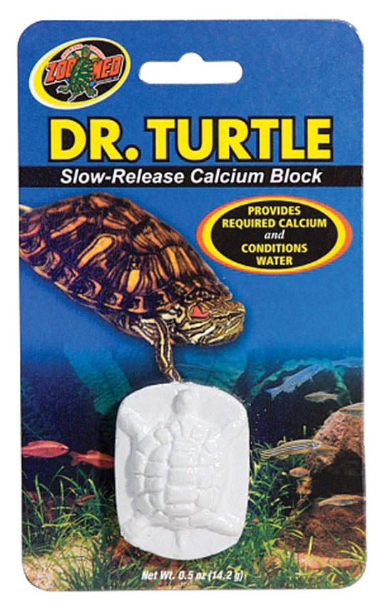 Zoo Med Dr. Turtle Calcium Block | Aquatic Turtle Calcium & Water Conditioner