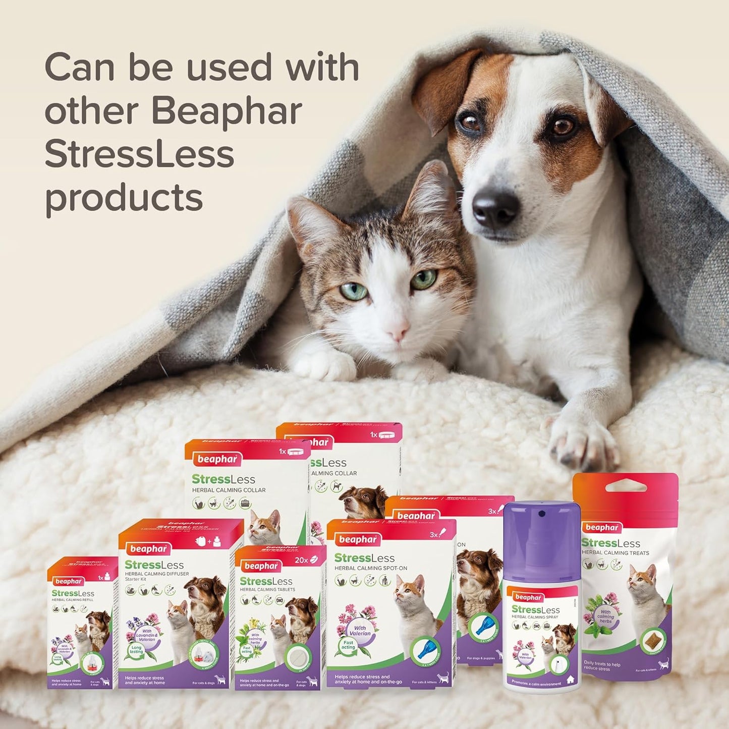 Beaphar Calming Collar for Cats | Herbal Stress Relief