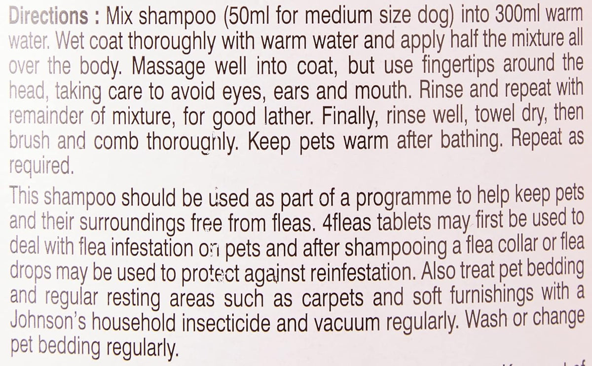 Johnson's | Dog Flea Control | Natural Repellent Cleansing Shampoo