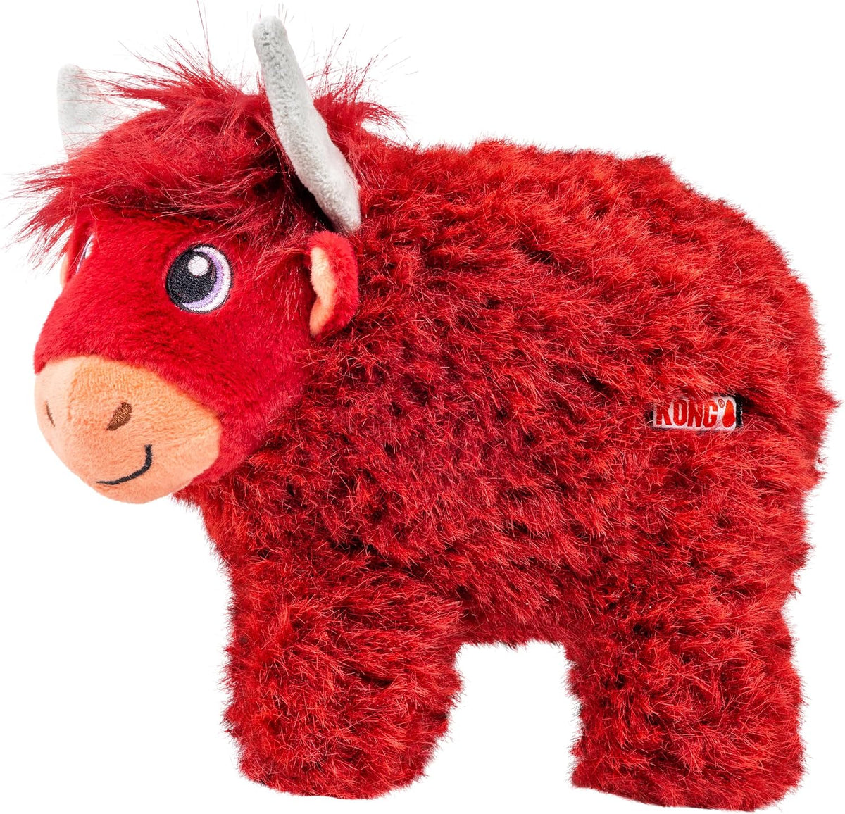 KONG Toughz Plush Dog Toy | Highland Cow & Mammoth