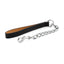 Ancol Leather Handle Chain Dog Lead - Extra Heavy