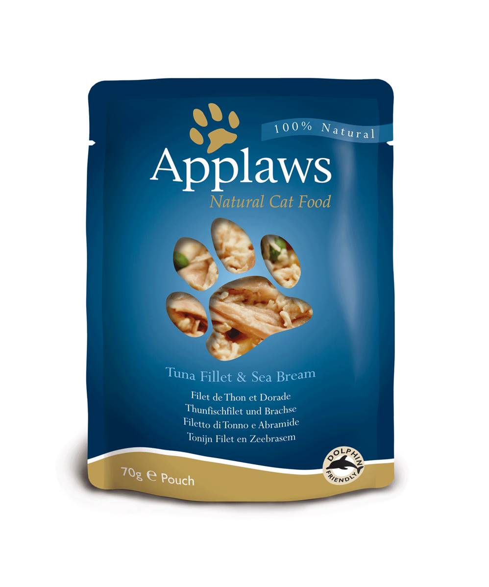 Applaws | Wet Cat Food Pouch | Natural Tuna & Seabream - 70g