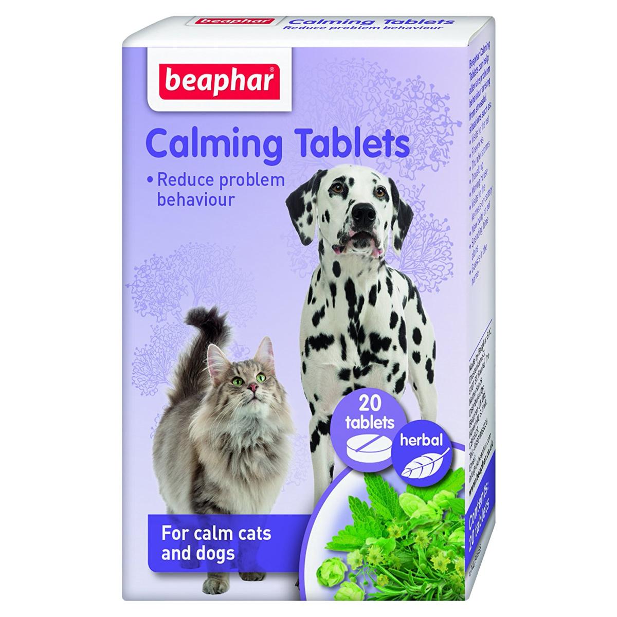 Beaphar | Natural Herbal Calming | Cat & Dog Anxiety Tablets