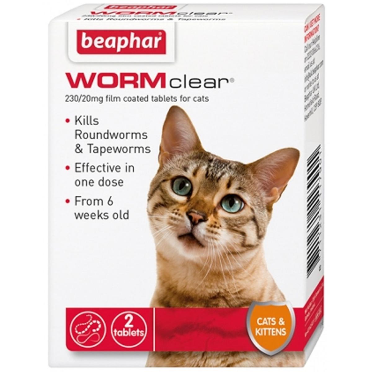 Cat Worming Tablets | Cat Worm Control | Beaphar WormClear