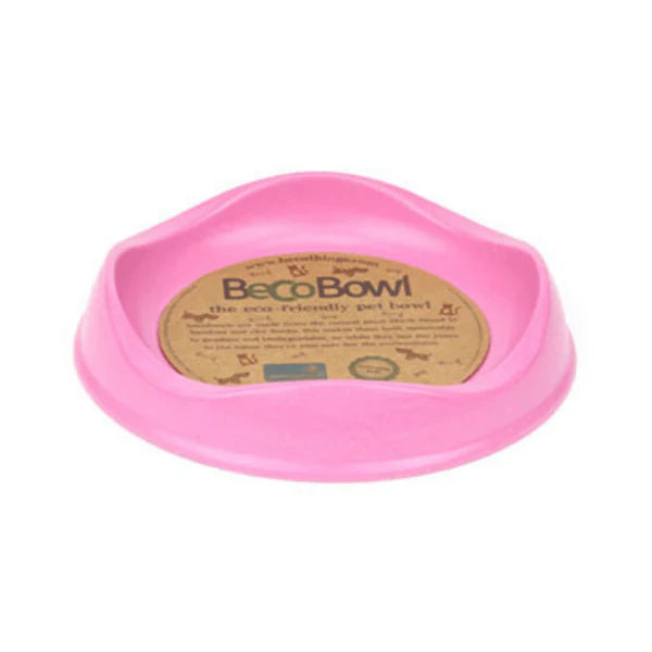 Becobowl Eco-Friendly Biodegradable Pet Bowl For Cats, Pink 0.25 Litre