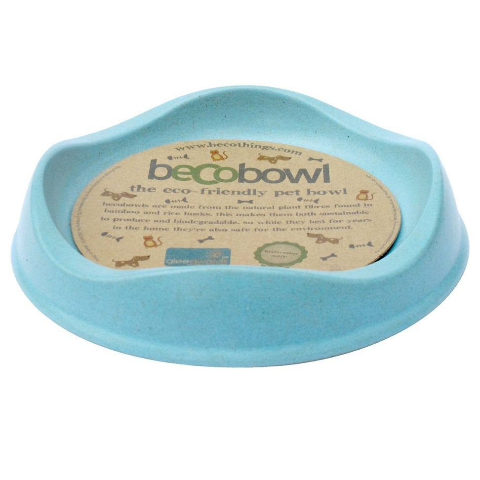 Becobowl | Eco-Friendly Biodegradable Cat Bowl - Blue 250ml