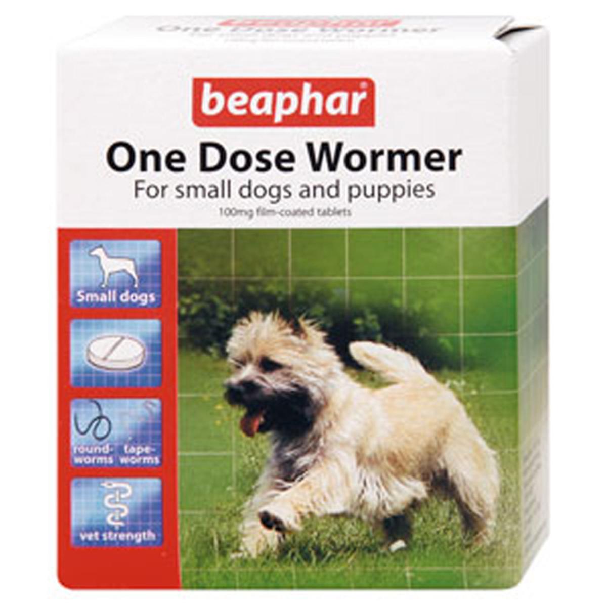 Beaphar | Dog Worm Control | One Dose Wormer Tablet