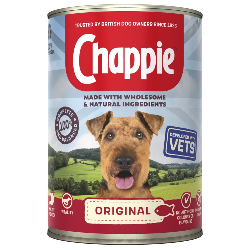 Chappie Wet Dog Food Original Sensitive 412g Single Tin