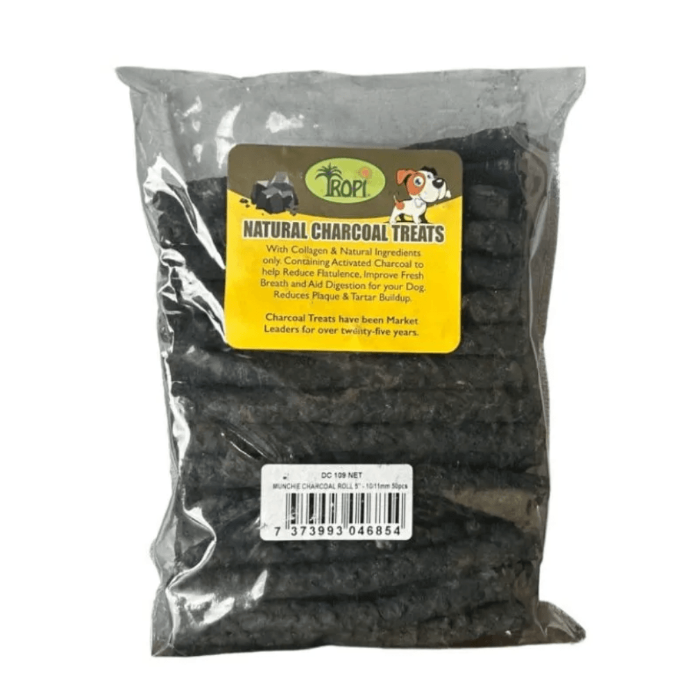 Natural Charcoal Roll 5"- Fresh Breath- 50PK