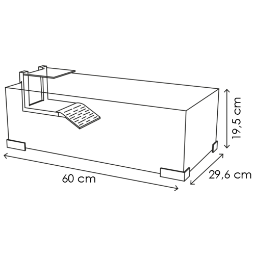 Ciano 60 Tartarium Turtle & Terrapin Glass Tank