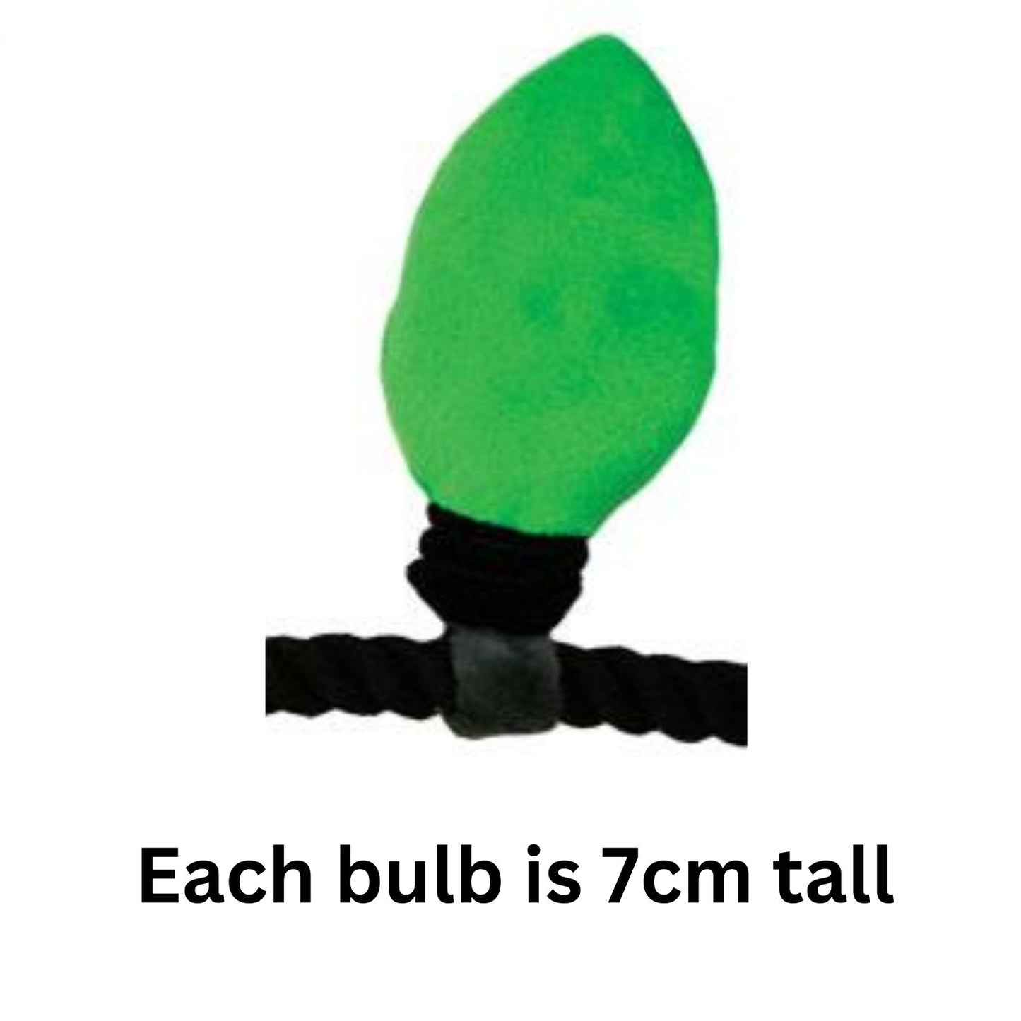 Festive Fairy Light Tug Toy – Plush & Squeaky Rope Dog Toy | Holly & Robin