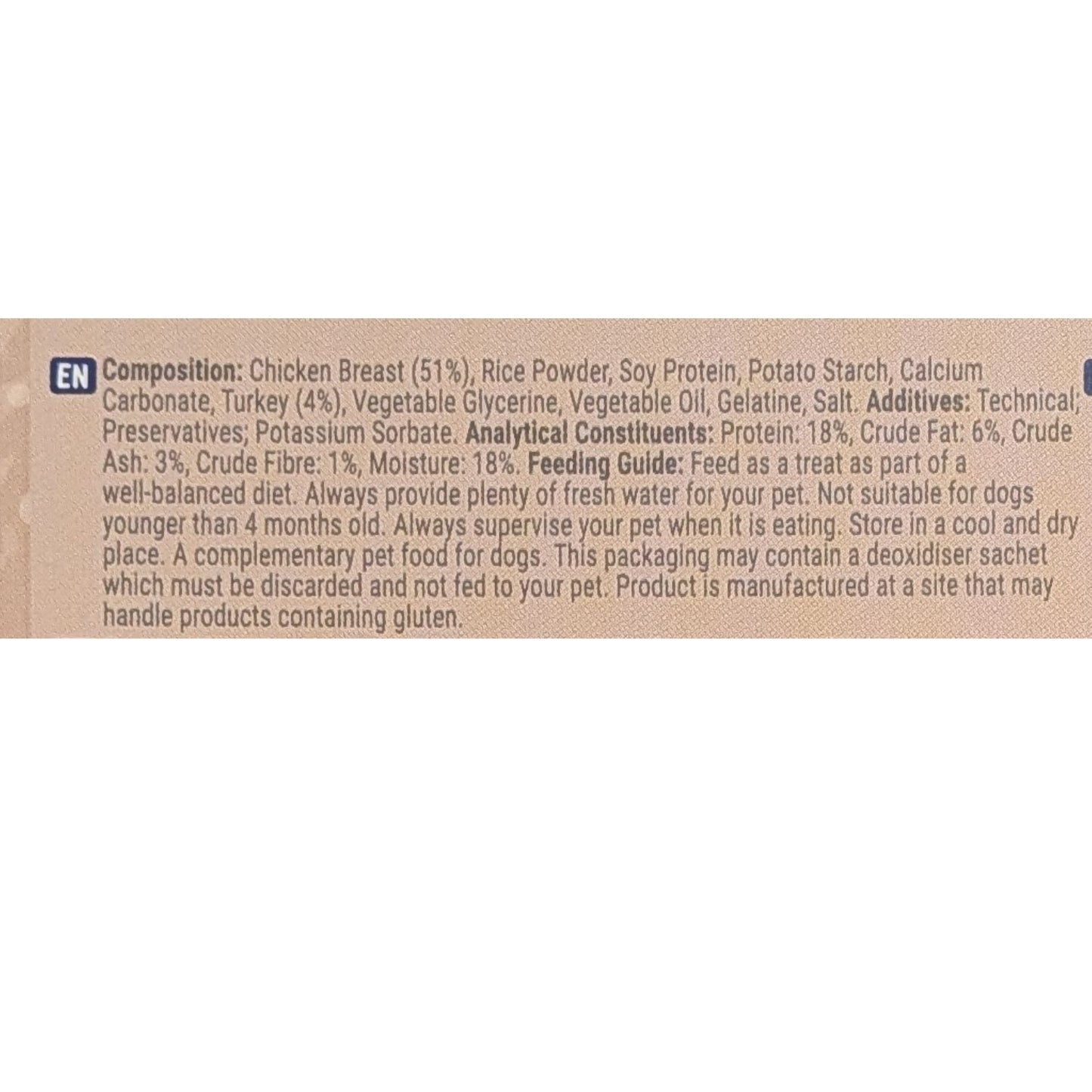 Rosewood Cupid & Comet Turkey Drumsticks – Christmas Dog Treats with Calcium Bone | Grain-Free 160g