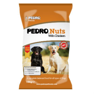 Pedro | Dry Working Dog Food | Nuts with Chicken - 15kg