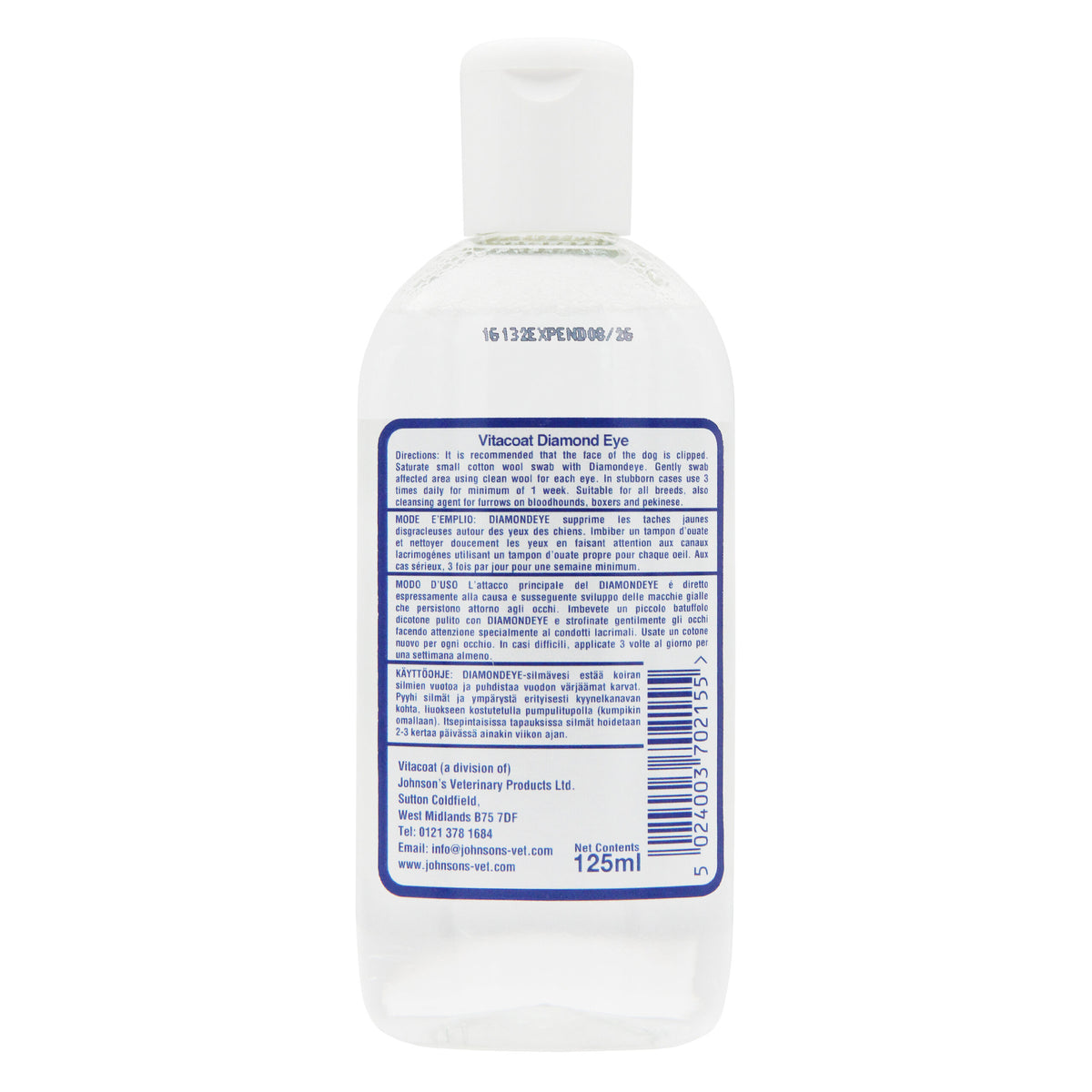 Johnson's Diamond Eyes Tear Stain Remover & Wash | 125ml