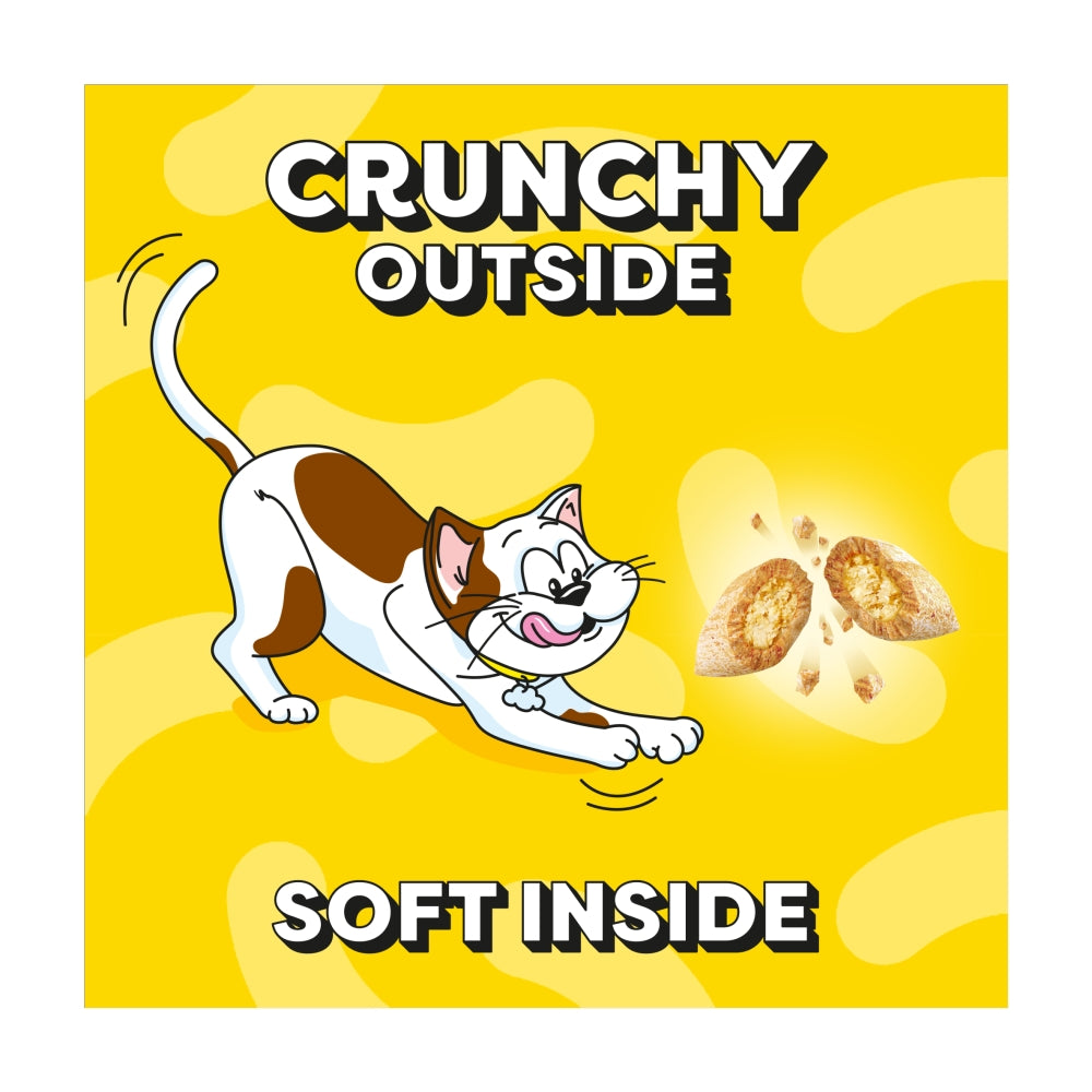 Dreamies Cat Treats With Salmon Mega Tub 350g