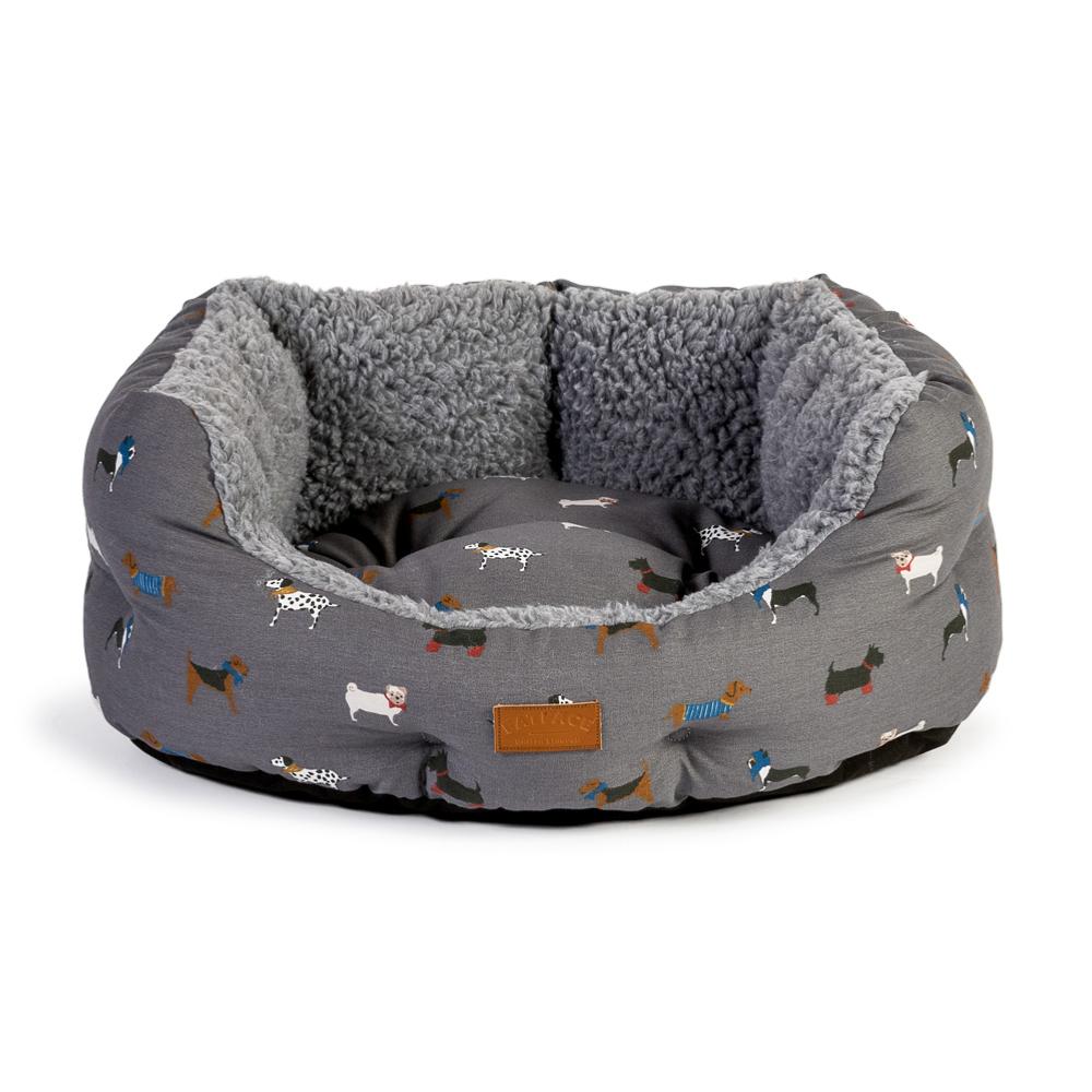 Fatface Marching Dogs Deluxe Slumber Bed