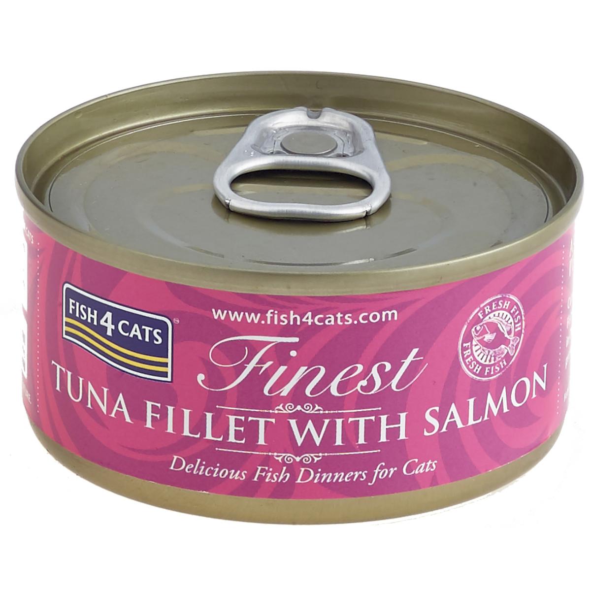 Fish4Cats Finest | Wet Cat Food | Tuna Fillet with Salmon - 70g