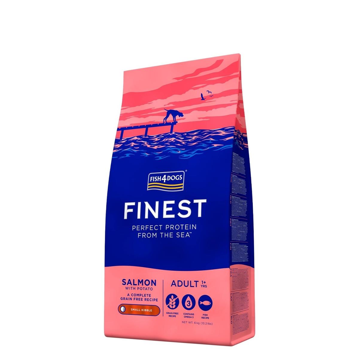 Fish4Dogs Finest Grain Free Dog Food - Salmon With Potato (Adult Small Breed) - 6kg