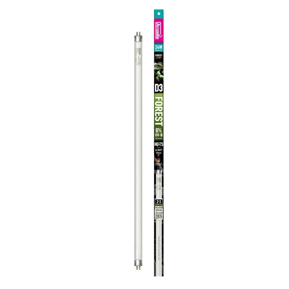 Arcadia D3 Reptile T5 Lamp 6% UVB 56cm 24W