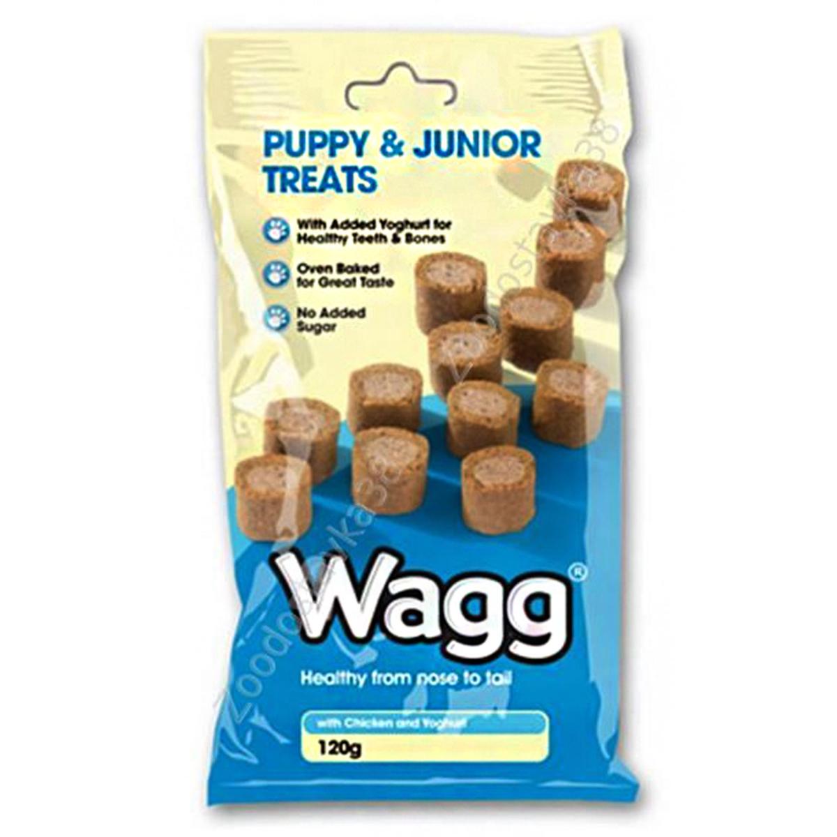 Wagg Puppy & Junior Treats Soft Chicken & Yoghurt Training Treats for Puppies - 120g