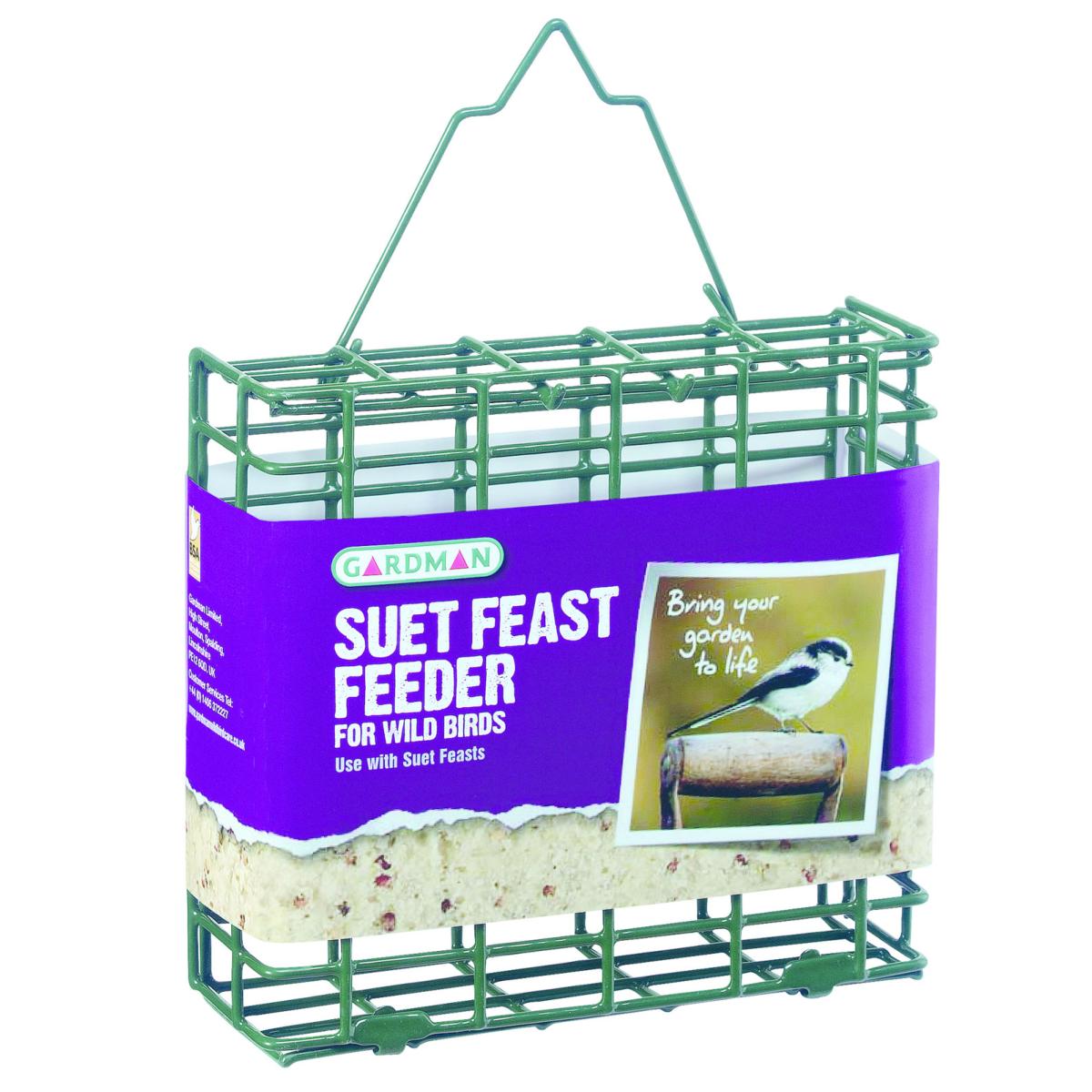 Gardman | Wild Bird Feeding | Hanging Wire Suet Feast Feeder