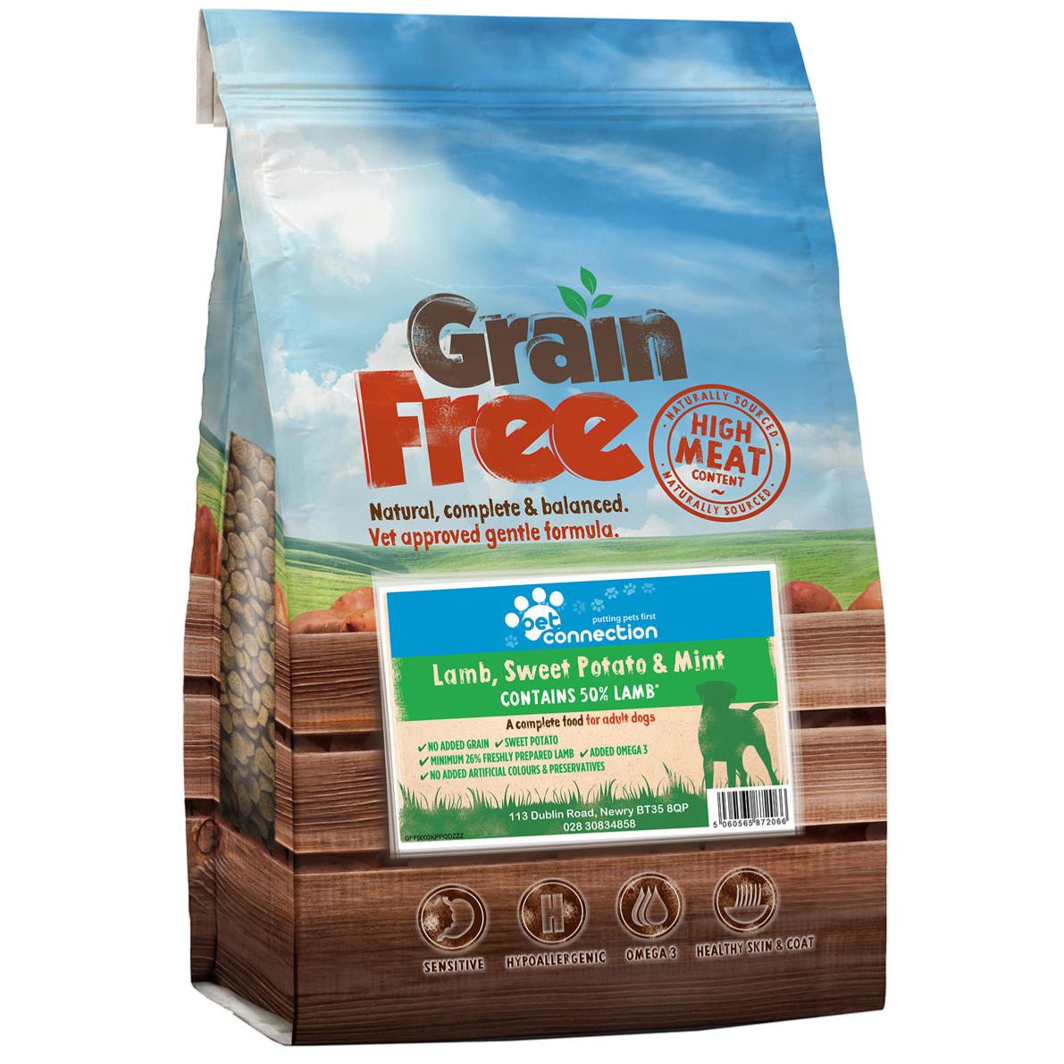 Pet Connection Grain Free Adult Dog Food (Small Breed) - Lamb