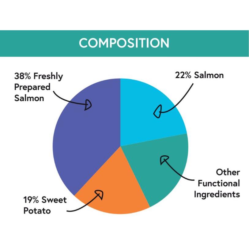 Pet Connection Grain Free | Dry Dog Food | Large Breed Puppy | Salmon with Sweet Potato & Vegetables