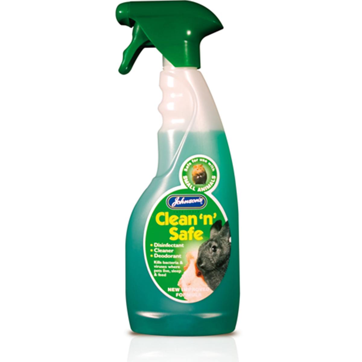 Johnson's Veterinary | Small Pet Cleaning | Clean 'N' Safe Disinfectant - 500ml
