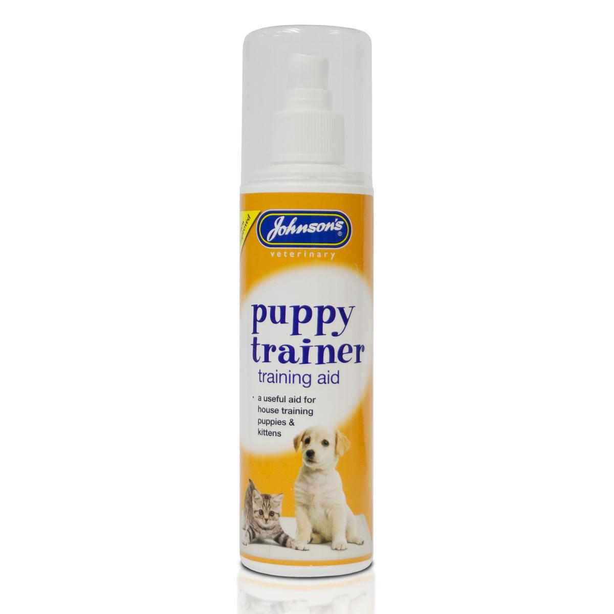Johnson's Veterinary | Puppy & Kitten Training | Toilet Attractant Pump Spray - 150ml
