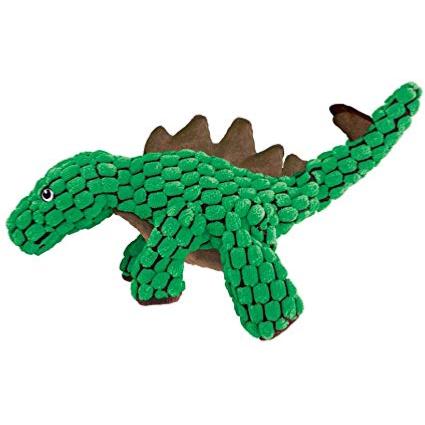 KONG Dynos Plush Green Stegosaurus Dog Toy (Large) Pet